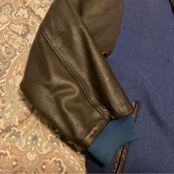 Vintage NFL Reebok Gridiron Classic NY Giants Football Varsity Jacket Mens Sz L - Picture 10 of 12